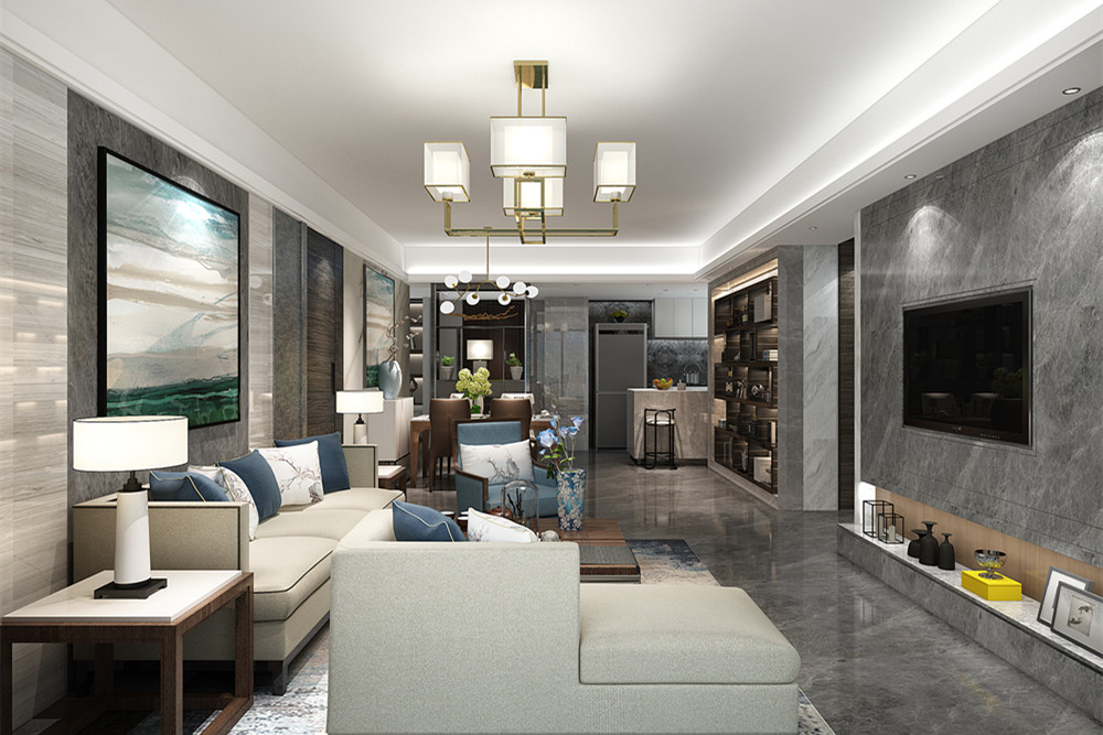 柳州101-200平米現(xiàn)代簡約風(fēng)格富灣國際室內(nèi)裝修設(shè)計案例